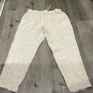OLD Navy Linen Straightleg Cropped pant